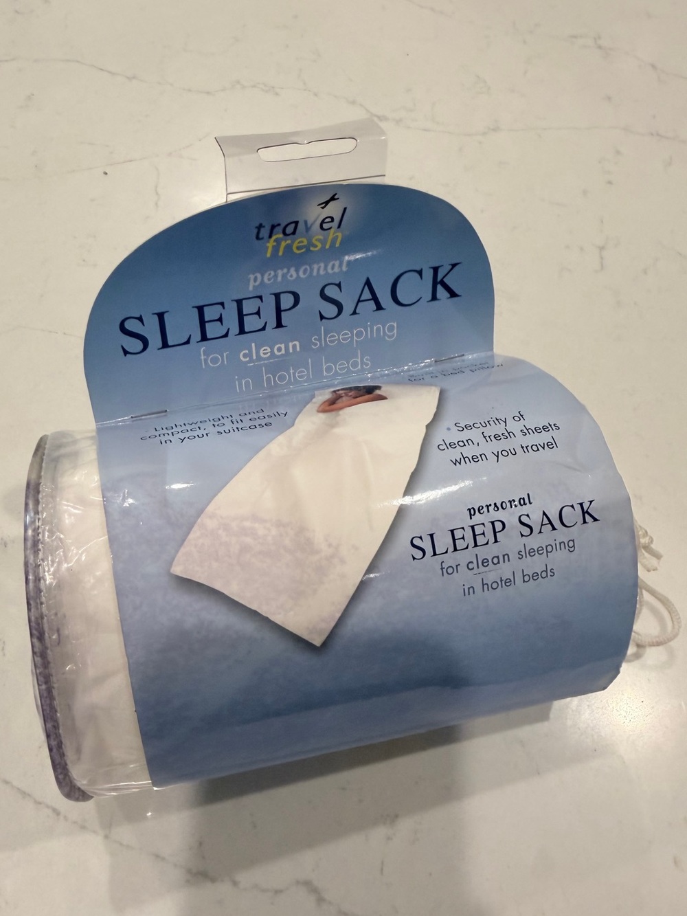 Travel Fresh Personal Sleep Sack Cotton Modal Travel Sheet Sleeping Bag Liner